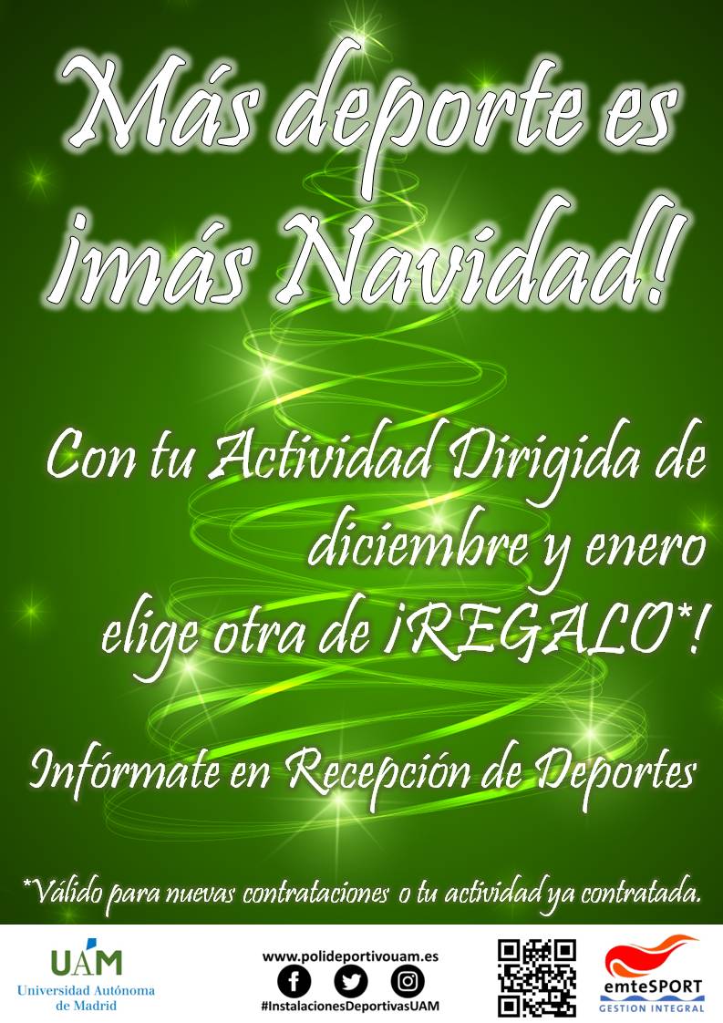 Más deporte es ¡más Navidad!